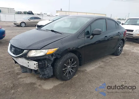 2013 Honda Civic Lx z USA, uszkodzony, nr VIN 19XFB2F56DE215205